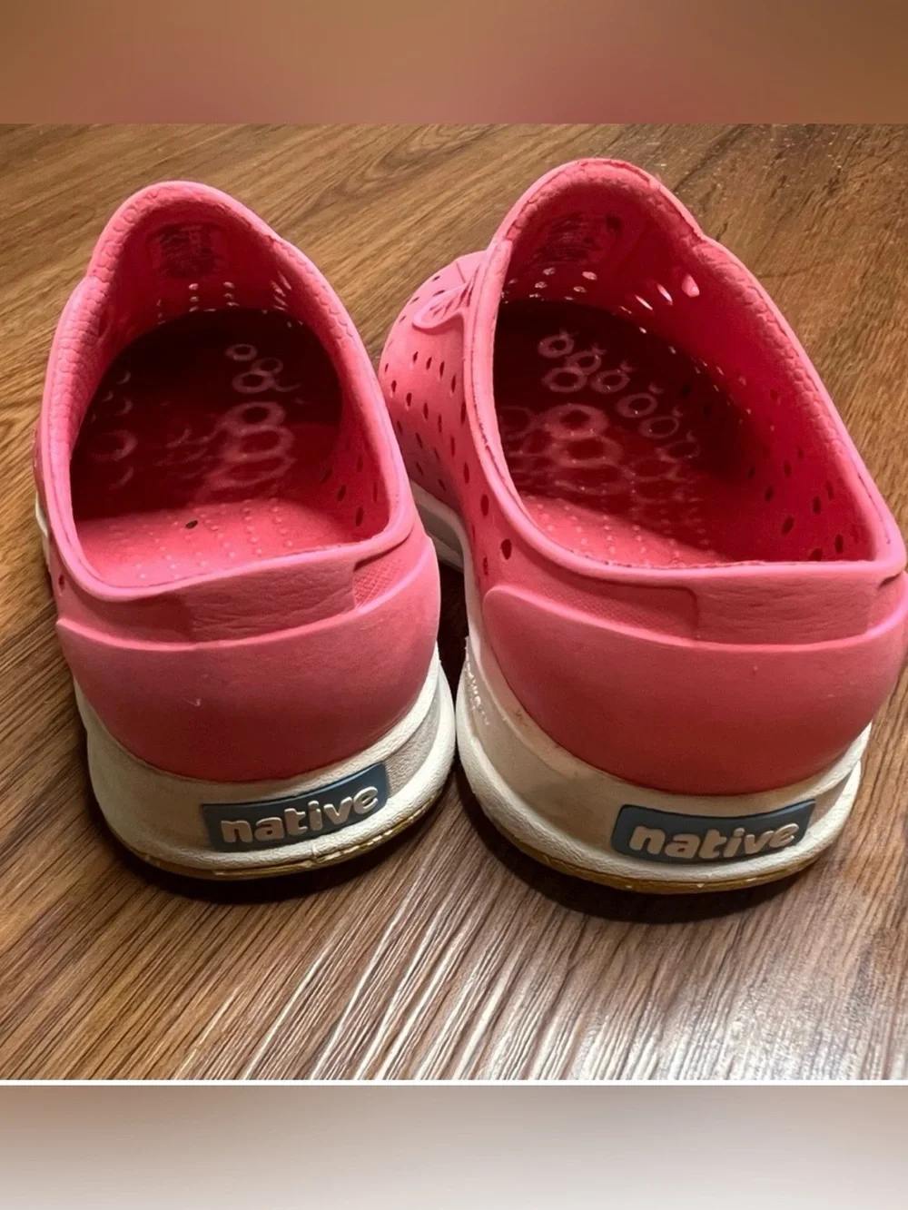 Native Size C8 Pink Robbie Sugarlite Waterproof Rubber Shoe